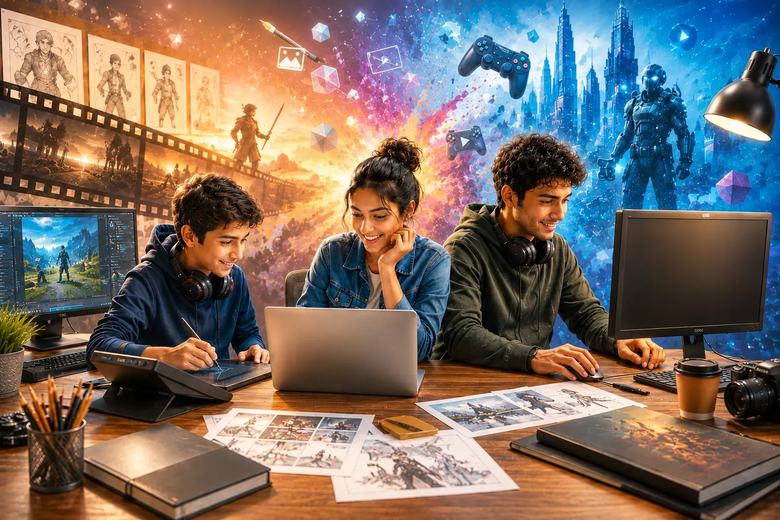 Does Age and Educational Background Matter For Learning Animation, Graphics, Video Editing VFX, and Gaming?