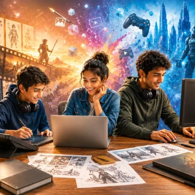 Does Age and Educational Background Matter For Learning Animation, Graphics, Video Editing VFX, and Gaming?